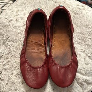 Tieks Ballet Flat Burgundy size 9